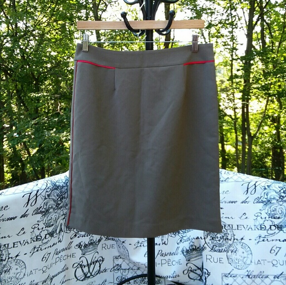 Banana Republic Lined Skirt Size:8 Brown Grayish - Picture 1 of 8